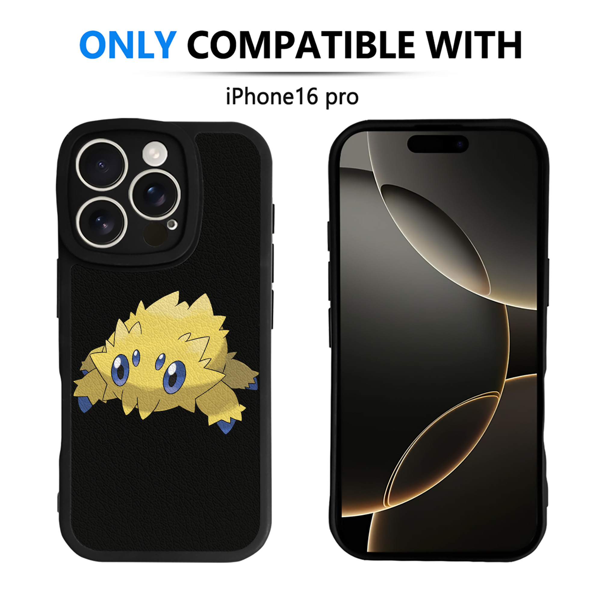 （画像用） ポケットモンスター Pokémon 【iPhone 16シリーズ対応】シリコンスマホケース（レザー調） 材質：シリコン